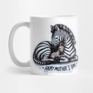 zebra  mom Animal Mothers Day Animals Mug